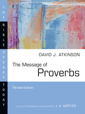 cover image of The Message of Proverbs